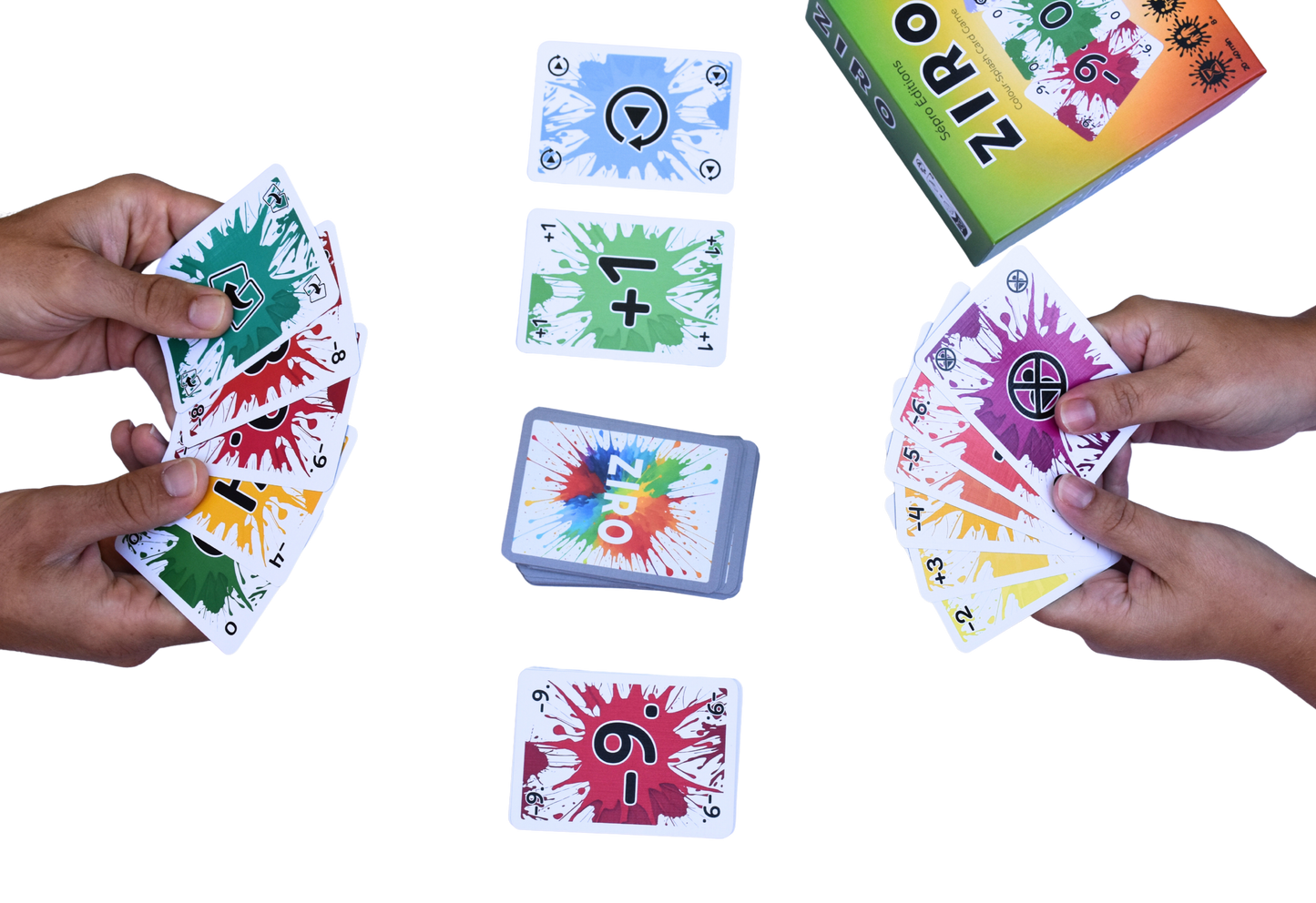 Ziro – Jeu de cartes familial rapide et amusant (2 à 8 joueurs)